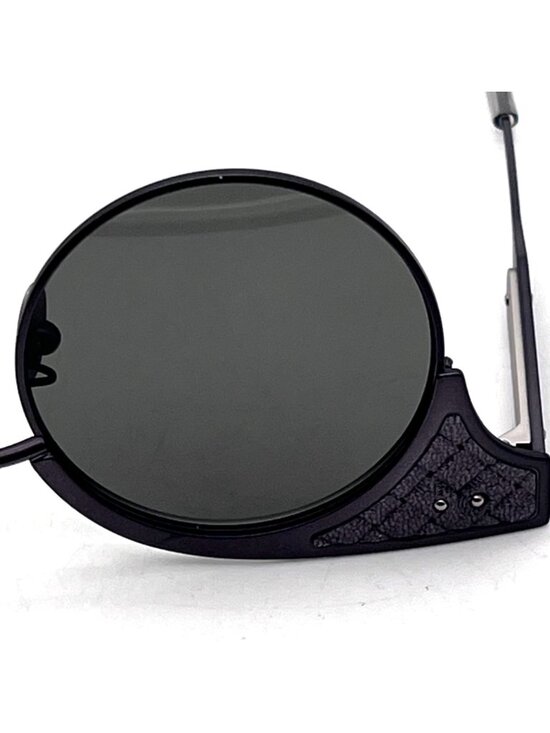 Bottega Veneta Sunglasses BV0113S 001 Charcoal Color Metal Cat Eye Frame & Lens main image 9